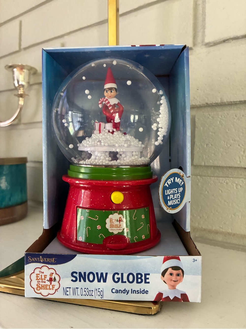 Elf on a Shelf Snow Globe